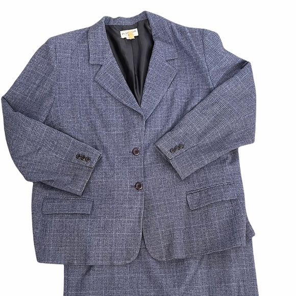 Vintage Pendleton Skirt Suit 100% Virgin Wool - Picture 1 of 7